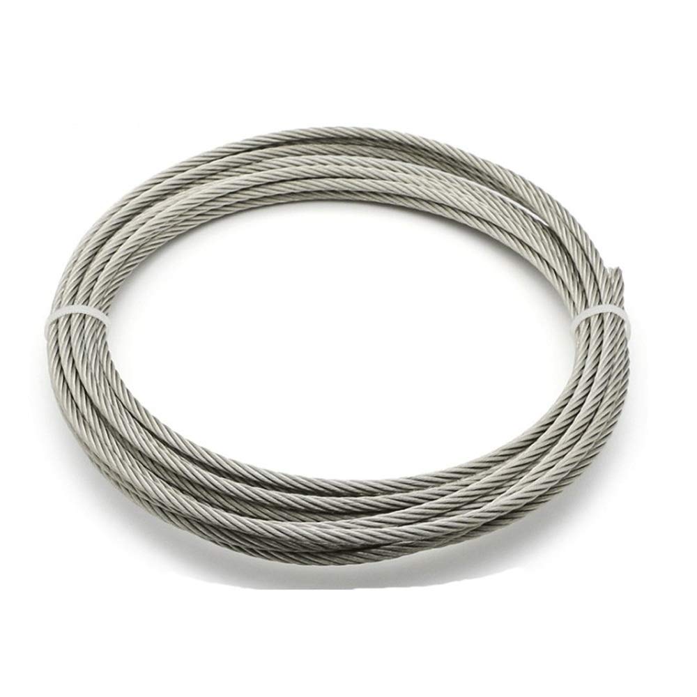 Transparent Wire Rope Buy 5m 2/3/4/5/6mm 8mm diameter steel PVC coated flexible steel wire ...