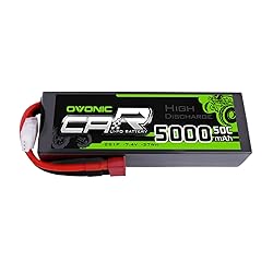 OVONIC 7.4V Lipo Battery 5000mAh 50C 2S Lipo