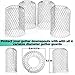 Gutter Screen Gutter Strainer | Leaf Strainer Down Spout Strainers Downspout Strainer Gutter Leaf Strainer Gutter Spout Strainer Gutter Spout Cover Aluminium Strainer 3 Inch Pack of 4 by NAMS
