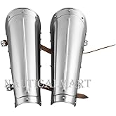 Medieval Pair of Leg Greaves Armor & Steel Arm Guards Set Viking LARP Accessories Functional Re-Enactment Knight Armoury Collectibles