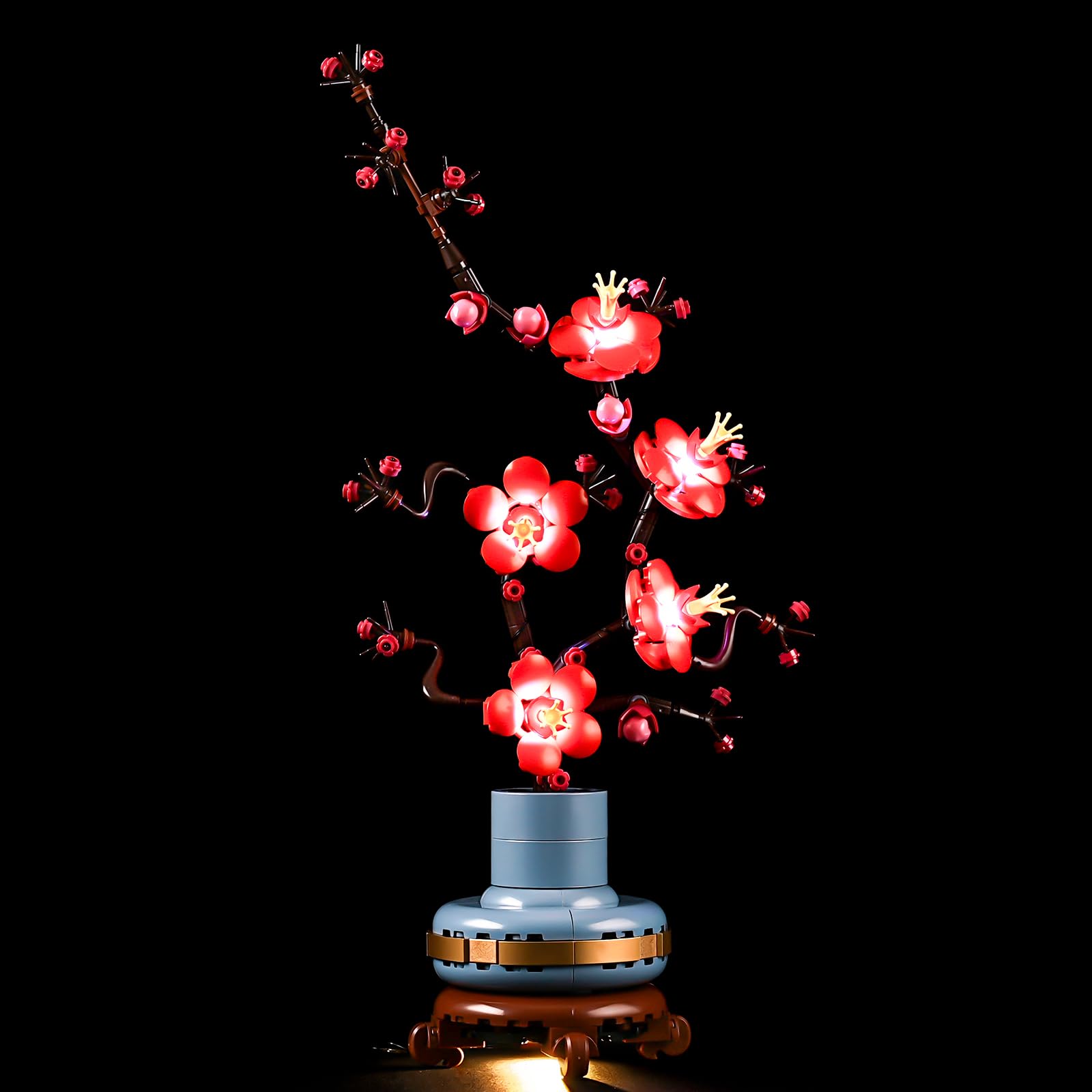 MENZAVA LED Light Set Compatible with LEGO 10369 Plum Blossom Botanical Collection Building Blocks Model - Model Set NOT Included