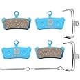 Dymoece 2 Pairs Bicycle Disc Brake Pads Compatible with Sram Guide RSC RS R Elixir 7 9 Avid XO Trail 4 Piston MTB Disc Brakes (Resin,Semi-Metallic,Sintered Metal) SCP-XO