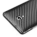 Armorsuit MilitaryShield Black Carbon Fiber Skin Wrap Film + HD Clear Screen Protector for Huawei Ascend Mate 2 - Anti-Bubble Film