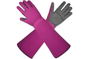 MEPEREZ Gardening Gloves, Thorn Protective, Forearm Protection, Yard Work, Pruning, Outdoor Activity, Comfortable, Durable