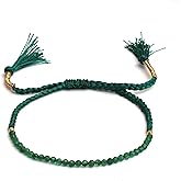 Natural Lightweight Beaded Braided Bracelets Handmade Gemstone Jewelry Pull String Adjustable Bracelets For Women