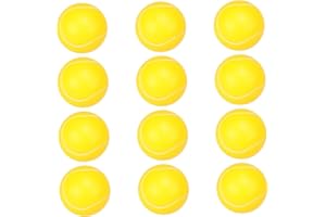 Soft Tennis Balls, 12Pcs Foam Tennis Balls, 2.4 Inch Elastic Soft Sponge, Perfect for Sports, Hand Exercises, Party, Office G