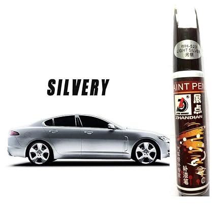 2 Pack Car Professional Scratch Repair Paint Pen Auto Smart Coat Paint Scratch Repair Remover Touch Up Pen Silvery