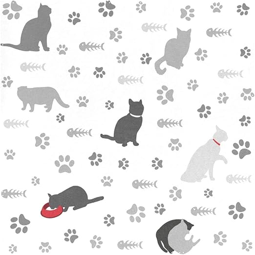 cat paw print background