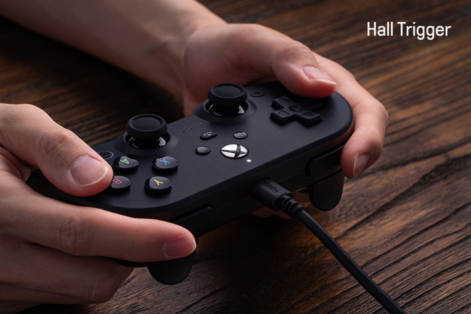 8Bitdo Pro 2 Hall Effect Joysticks/Hall Trigger Wired Controller with Back Buttons, 3.5mm Audio Jack and Mic Mute Button for Xbox Series X|S, Xbox One, Windows 10/11 - Officially Licensed (Black)