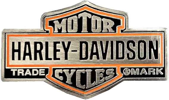 Amazon Com Harley Davidson 1 5 In Trademark Bar Shield Logo Pin Antique Finish 8008932 Harley Davidson Clothing