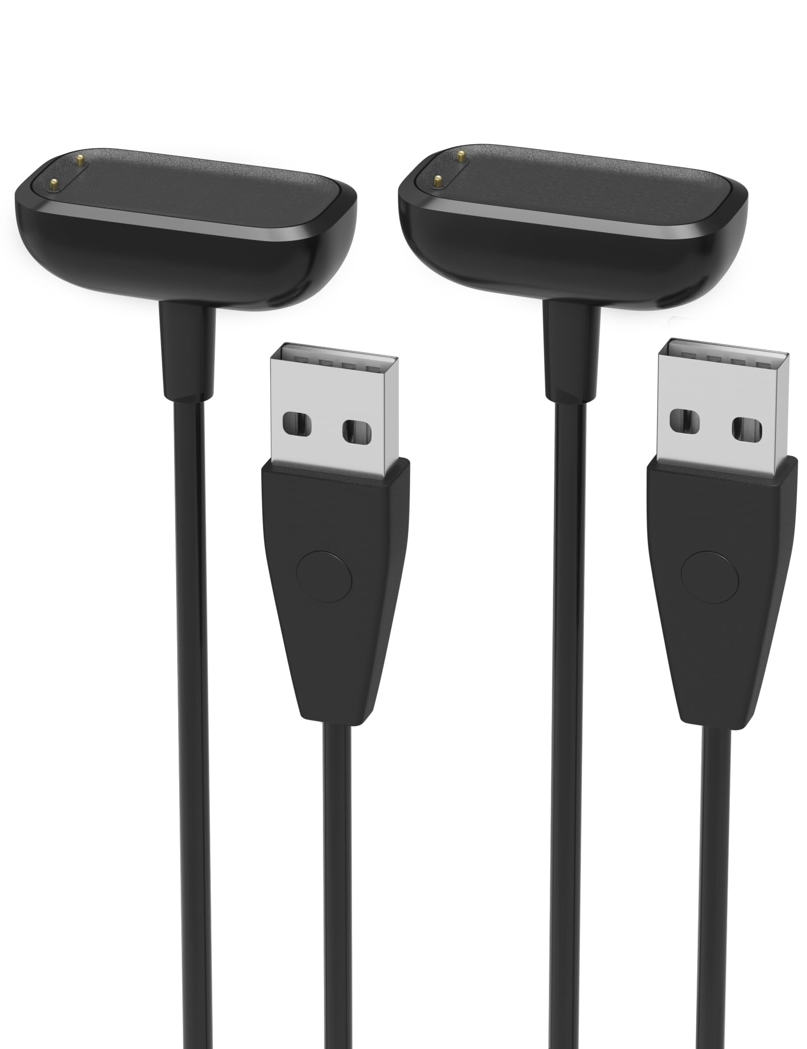 Sinoacc 2Pack Charger for Fitbit Charge 6/Charge 5/Luxe Smartwatch Charger 3.3Ft USB Magnetic Wireless Fast Charging Cable Cord for Charge 5/Luxe/Charge 6 Fitness & Health Tracker