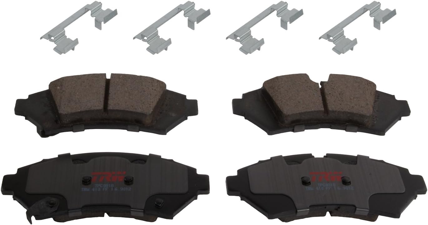TRW Automotive TPC0818 Black Premium Disc Brake Pad Set