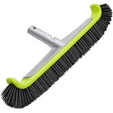17.5-Inch Curved Pro Pool Brush Head for All Pool Surfaces | For inground and above-ground pools, safe for vinyl, concrete, fiberglass and tile, designed to clean walls and corners