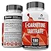 L-Carnitine Tartrate - 180 Count - 1000mg Maximum Strength