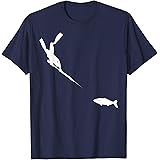 Spearfishing T-Shirt FreeDiver Fish Hunting Tee T-Shirt