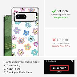MOSNOVO Case for Google Pixel 7, [Buffertech 6.6ft