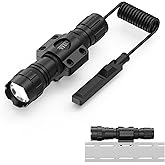 Feyachi FL22-MB Tactical Flashlight 1200 Lumen LED Weapon Light with Low Profile Mlok Flashlight Mount,and Pressure Switch In