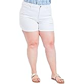 Royalty For Me Womens Women's 1 Button High Rise Cuffed Shorts