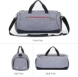 KASIBON Sports Gym Bag with Shoes Compartment and Wet Pocket 35L view 2