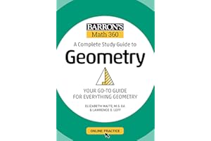 Barron's Math 360: A Complete Study Guide to Geometry with Online Practice