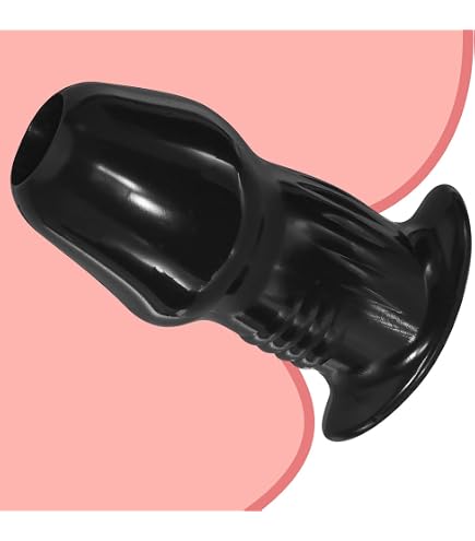 thumbnail image 2 of Clear Hollow Silicone Butt Plug – Comfort Deep Access Tunnel Spreader – Unisex 2 of 5
