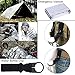 Emergency Survival Kit 13 in 1- Outdoor Survival Gear Tool for Wilderness/Trip/Cars/Hiking/Camping gear - Paracord,Wire Saw, Emergency Blanket, Flashlight, Tactical Pen, Water Bottle Clip ect