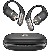 BUGANI Bluetooth 5.4 Open Ear Headphone with Dual-Mic ENC Wireless Earbuds,360 Head-Tracking Spatial Audio, 75HRS Playtime,Earbuds,5.4 Bluetooth Headphones