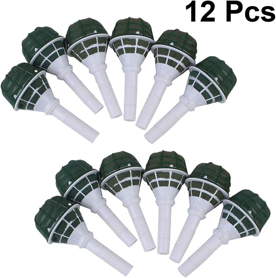 SuPVOX 12 Pieces Floral Confetti Holder Bouquet Holder Bases for Bride