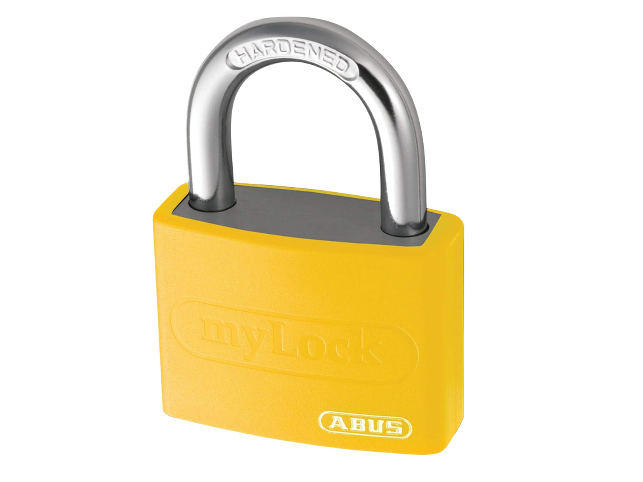 ABUS 65AL40YEL Open Shackle Padlock - Yellow