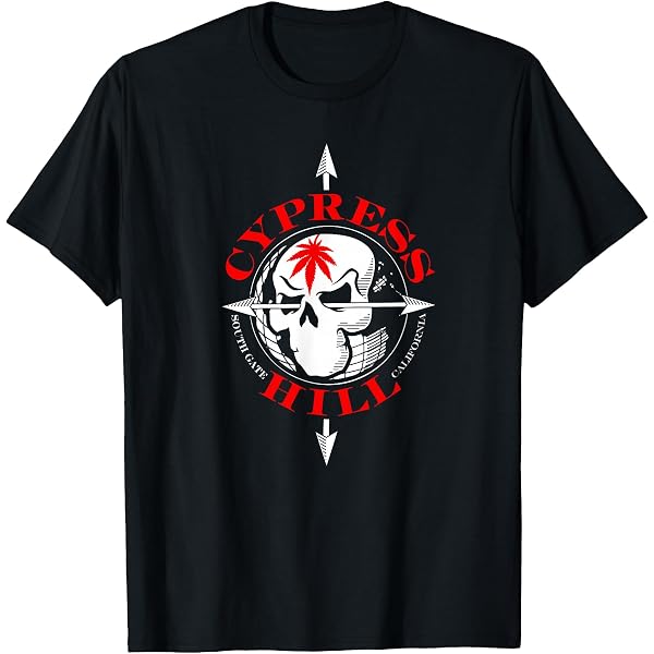 Amazon.com: Cypress Hill Men's Blunted T-Shirt Black Small