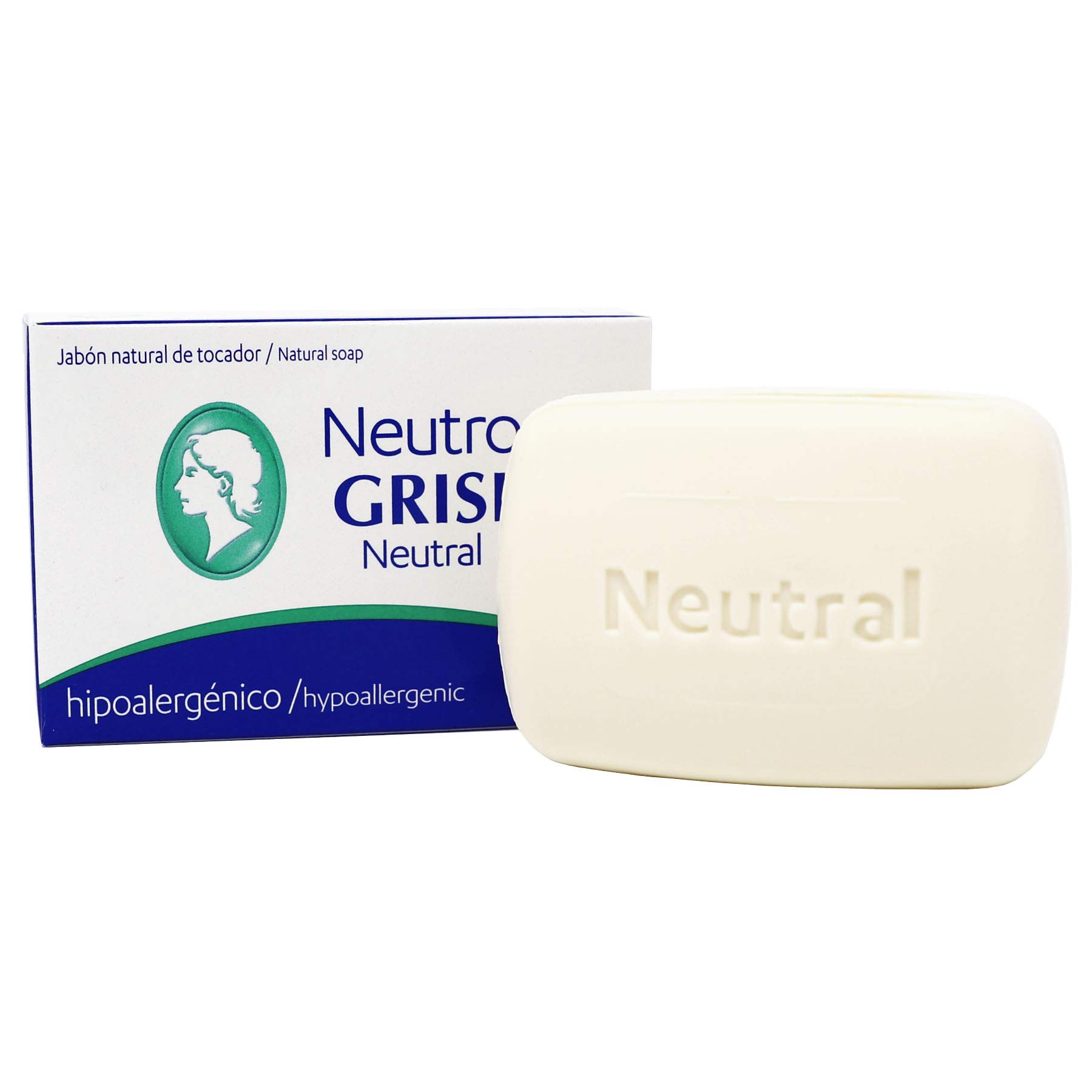 12pk - Neutral Soap - Jabon Neutro - Grisi (3.5 Oz. X 12 Units)
