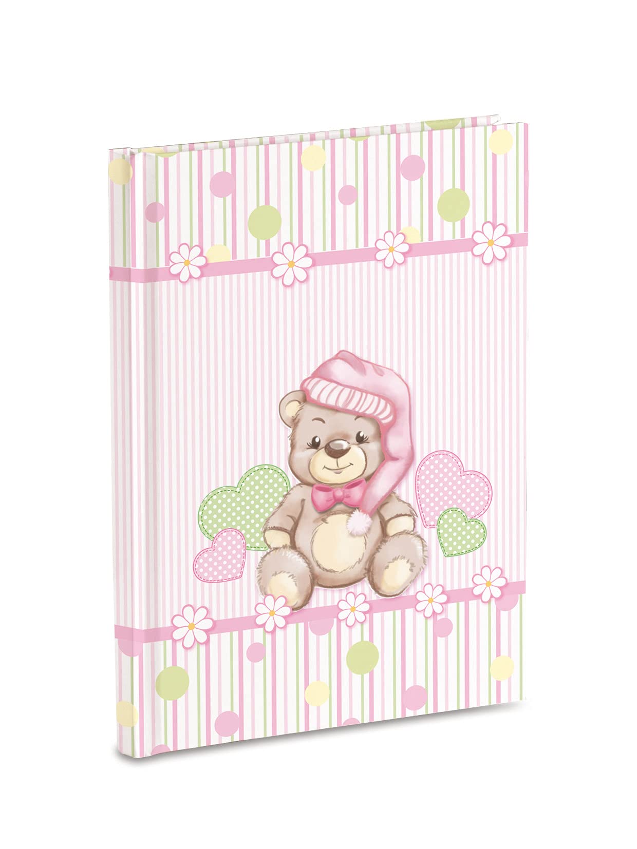 Baby Memories Diary 17 x 24 cm, Pink Bear