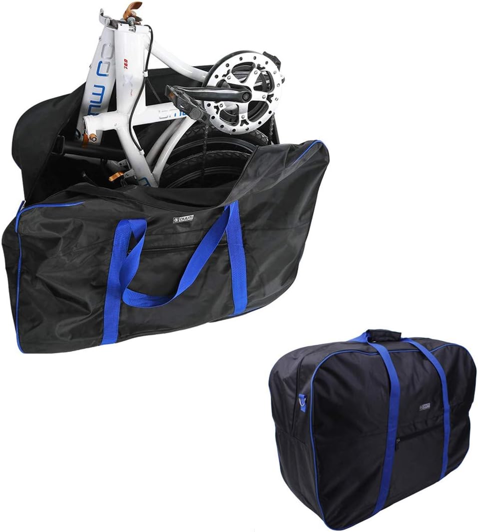 Kisshome Bike Travel Bag 14 inch to 20 inch Folding Bike Carry Bag Outdoors Cycling Carrying Travel Case