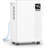 30 Pint Dehumidifier, 2500 Sq. ft Dehumidifier for Basement with Drain Hose | Dehumidifiers for Home with Drain Hose for Bathroom, Bedroom, Garage, Smart Humidity Control, 3 Modes, 24H Timer,Auto Defrost