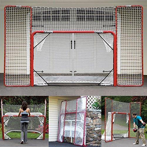 bauer hockey net with backstop