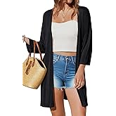 Arach&Cloz Women's Lightweight Summer Beach Kimonos Cardigan