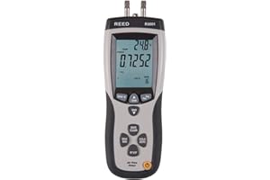 REED Instruments R3001 Pitot Tube Anemometer/Differential Manometer with Air Volume