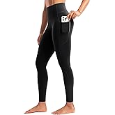 POSHDIVAH Creamluxe Yoga Leggings with Pockets for Women 25"/28" High Waisted Gym Workout Lounge Pants