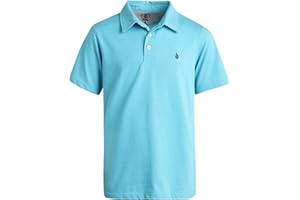 Volcom Boys' Polo Shirt - Modern Fit Short Sleeve Performance Polo - Comfort Stretch Polo T-Shirt (8-16)