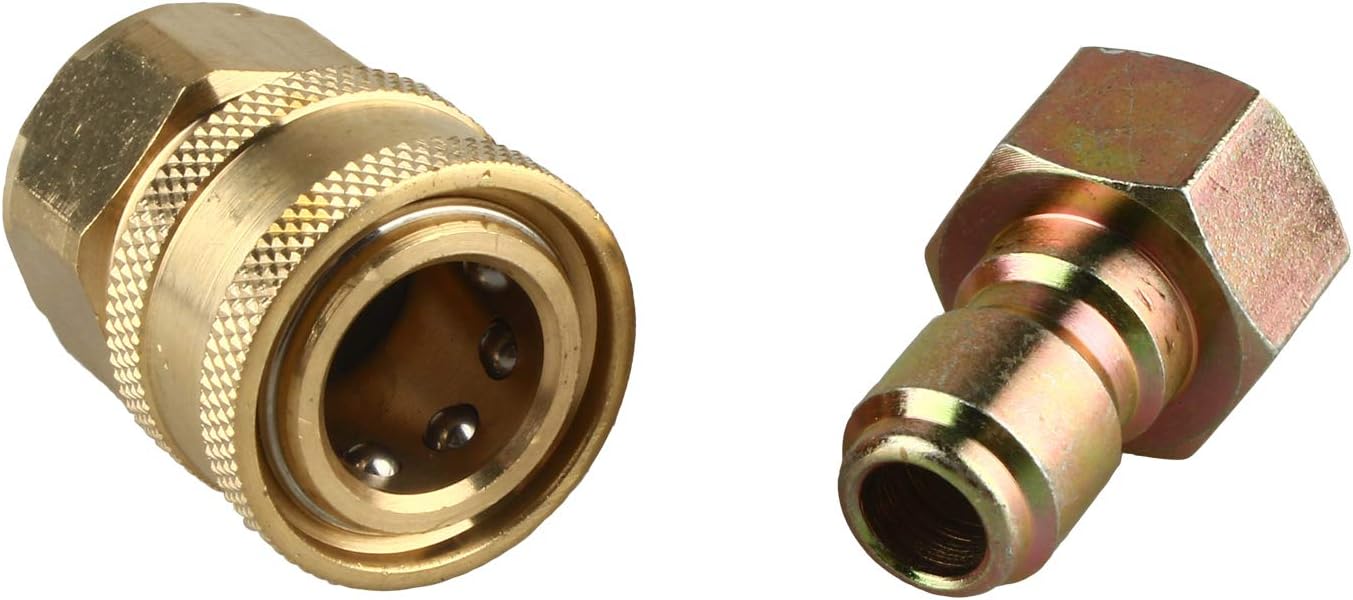WILTEEXS 3/8 Inch Quick Connect Fitting Pressure Washer
