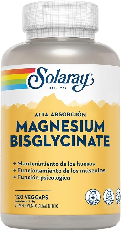 Magnesio Bisglycinato | Alta absorción | sin glute | apto para veganos|120 Veg Caps — foto 1 de 3