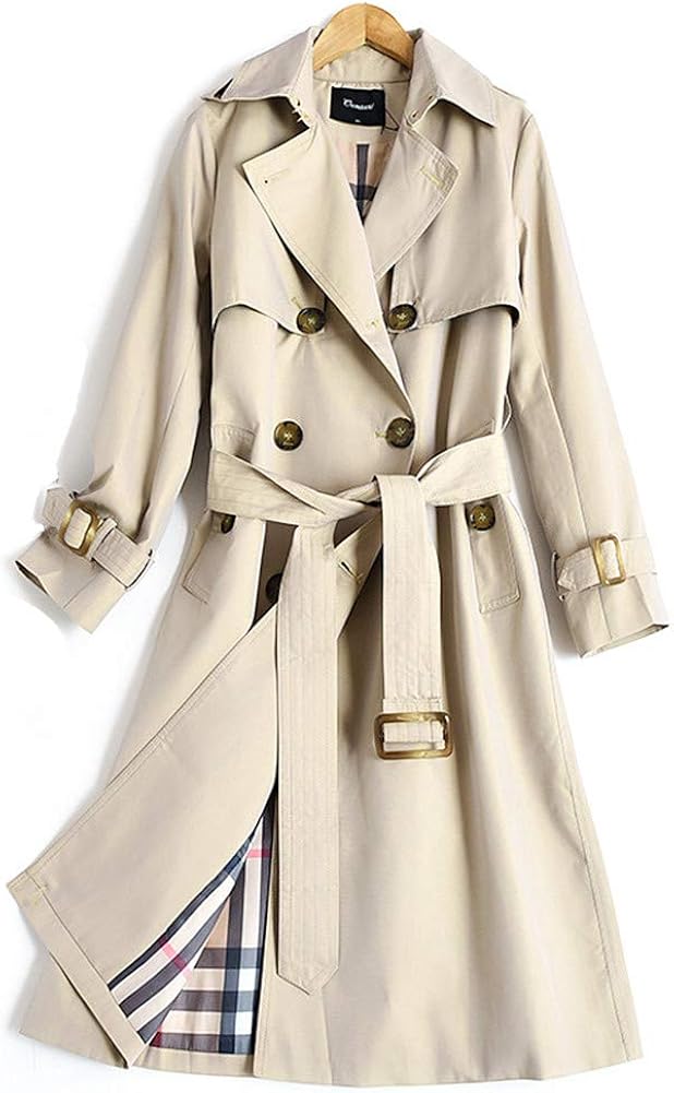 2019 Women Spring Autumn Trench Coat in British Style