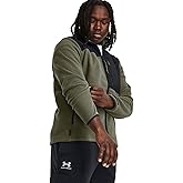 Under Armour - Mens Microfleece Maxx Full Zip Sweater, Color Marine OD Green/Black/Black (390), Size: Large