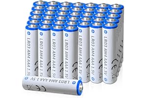 GENERIC AAA Batteries 20 Count, High-Capacity Alkaline AAA Batteries 1.5V Batteries Ultra Long Lasting Alkaline Battery, 10-Year Shelf Life (20, AAA)