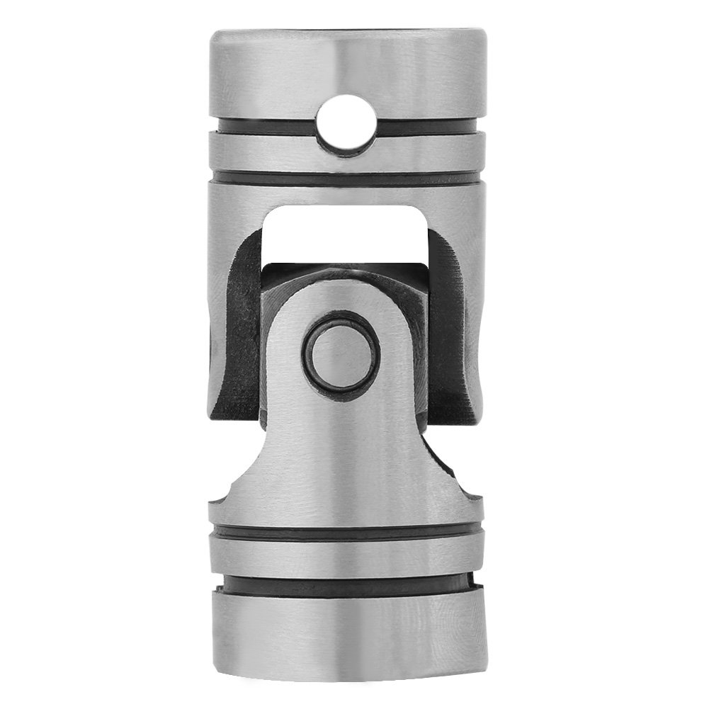 1Pc Motor Coupling Connector Alloy Steel Universal Steering Steel Joint Shaft Outer Diameter 16mm/20mm DIY Motor Joint for Textile Machine Rolling Mill (20mm)