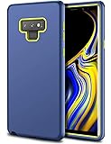 HoneyAKE Heavy Duty Case for Galaxy Note 9 Case Three Layer Drop Resistant Rugged Tough Armor Defender Anti-Fingerprint Anti Slip Protective Phone Cover Case for Samsung Galaxy Note 9(Navy)