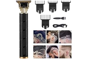 Hair Clippers for Men Women, Cordless Rechargeable Hair Trimmer Metal Body Cutting Grooming Kit Beard Shaver Barbershop Profe