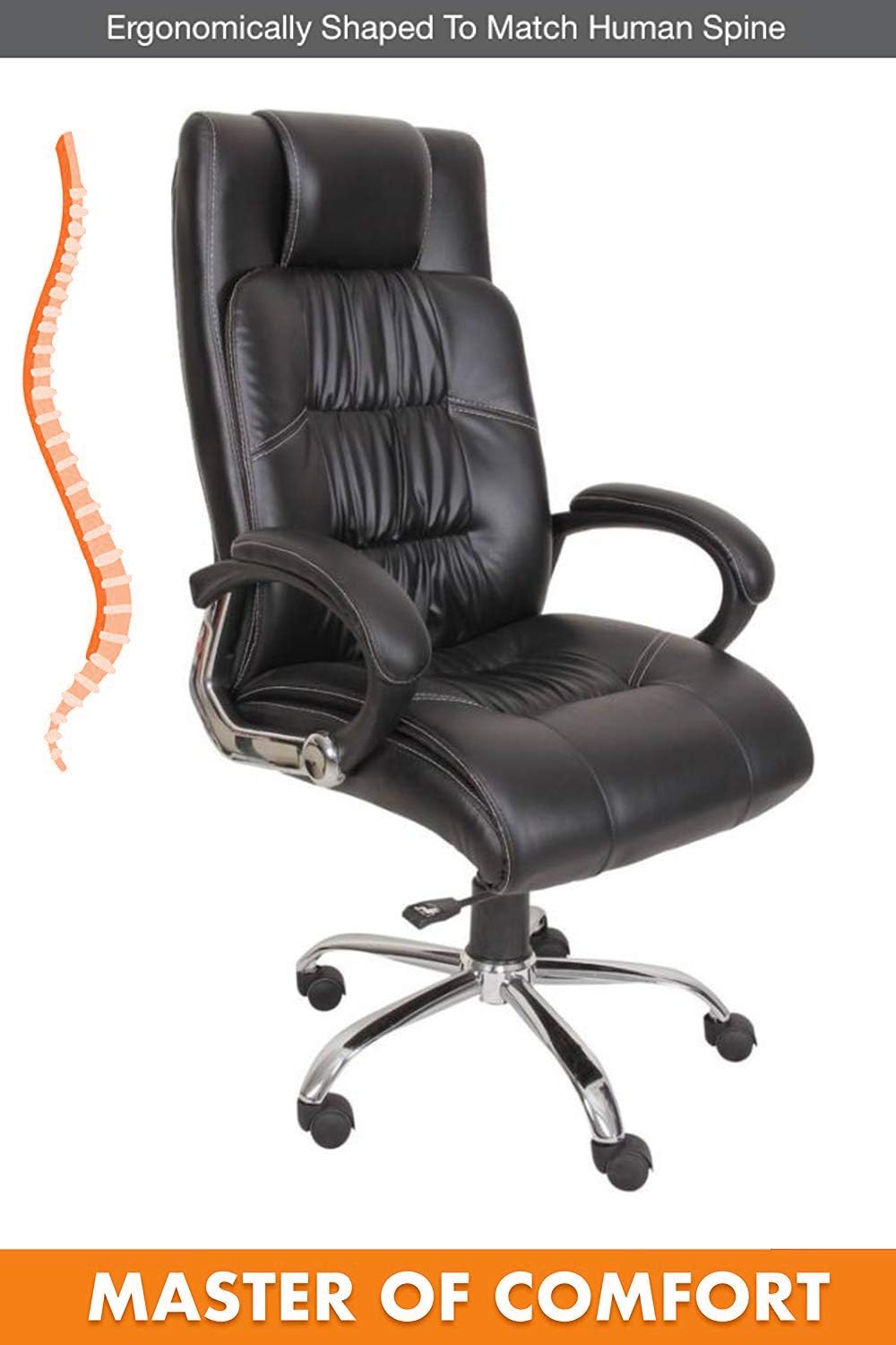 SEAT CHACHA Steel KS Trader Executive Chair (Black)