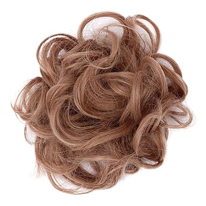 Inkach Messy Hair Bun Extensions For Black Women Hair Donut Updo