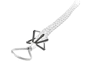 Woodhead 35975 Pulling Grip, Junior Duty, Flexible Eye, 4100lb Approximate Break Strength, 12.00" Mesh Length, 1.00–1.24" Cab